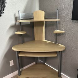 Corner Desk With Shelves 