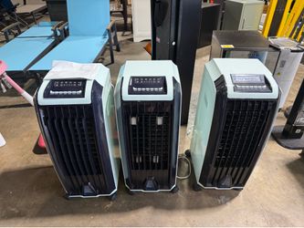 Brand new Swamp Cooler with Remote Control, Portable Evaporative Air Cooler with 3 Modes, 3 Speeds, 7.5-H Timer, 2 Ice Boxes, 3-in-1 Air Cooler Fan fo