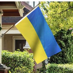 Ukraine Flag 3ftx5ft Ukrainian National Flags Polyester with Brass Grommets 3x5 Foot Flag