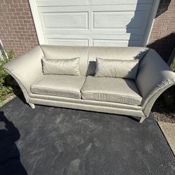 Modern Silver Sofa Set – 2 Available 