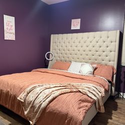 Bedroom Set King Size Beige