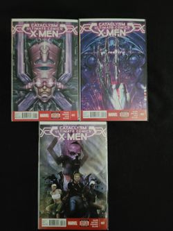 Cataclysm Ultimate X-Men #1-3 Complete Set Marvel Comics