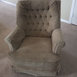 Living Room Upholstered Rocking  Chair