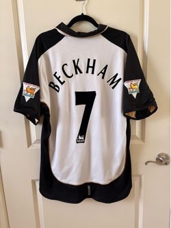 Manchester United 2001/02 Away Centenary Jersey Size XL #7 Beckham