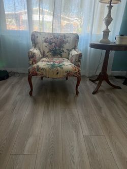 Vintage floral chair