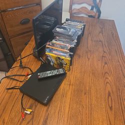 Small TV With DVD player/DVDs