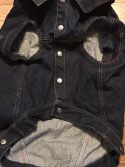 Harley Davidson Denim Dog Vest