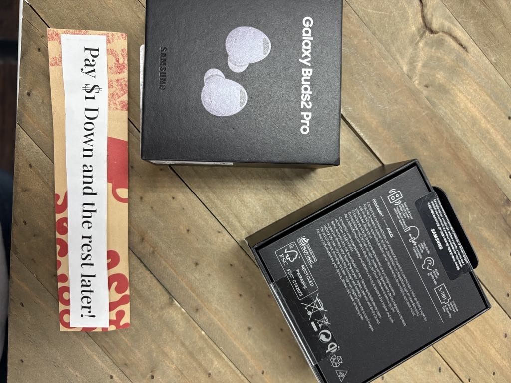 Samsung Galaxy Buds 2 Pro True Wireless Earbuds Headphones - Payments Available - Pay $1 Down To take It home