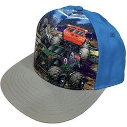 Monster Jam Wholesale Deal 50 New In Box Kids Youth Monster Jam  Truck Flat Brim Adjustable Hats 