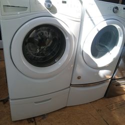 Whirlpool Front Load Washer And Dryer Set Both Works Good 👍