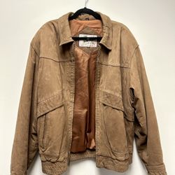 Vintage Leather Jacket Size XL