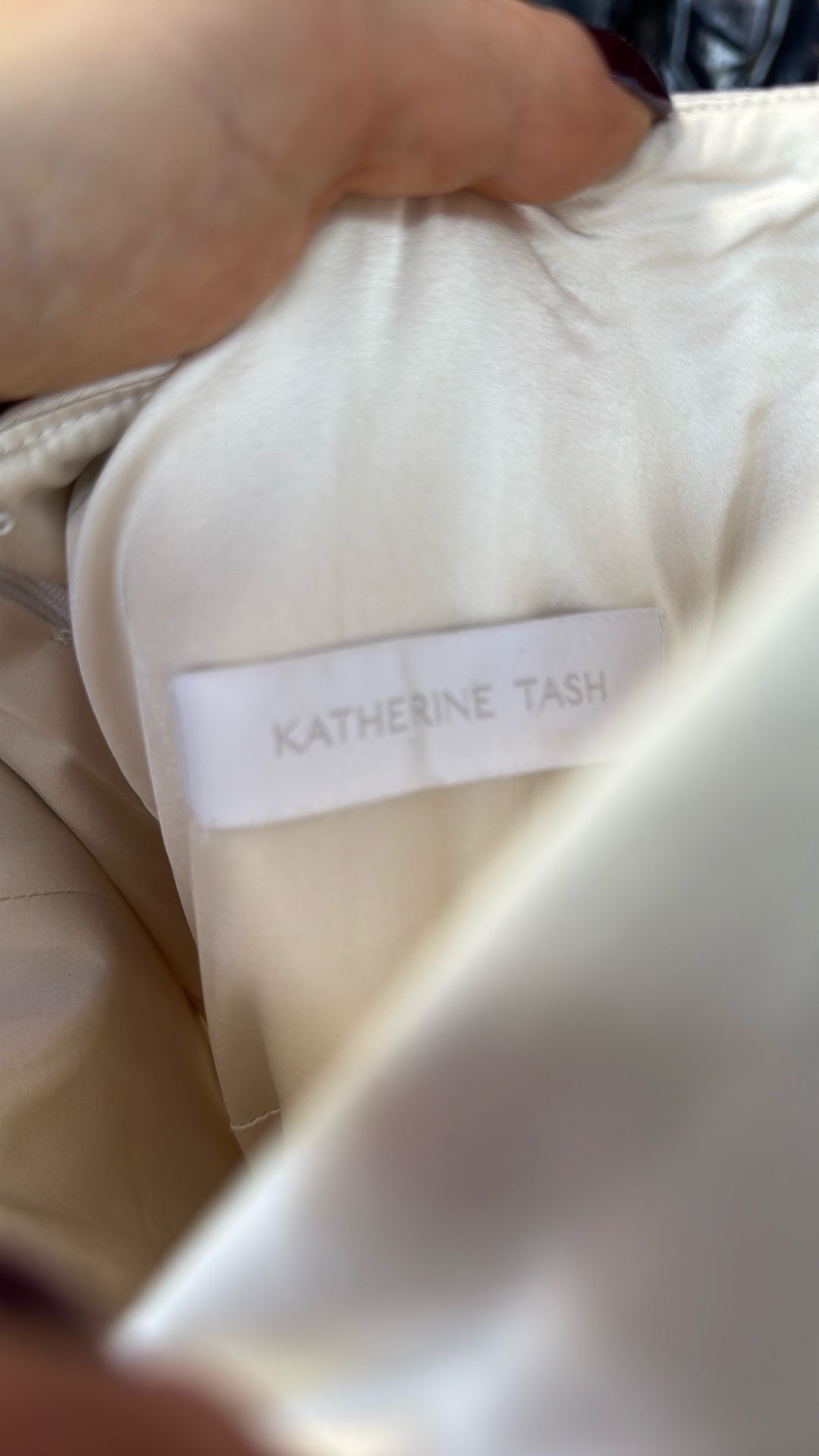 Katherine Tash Wedding Dress, Size 2