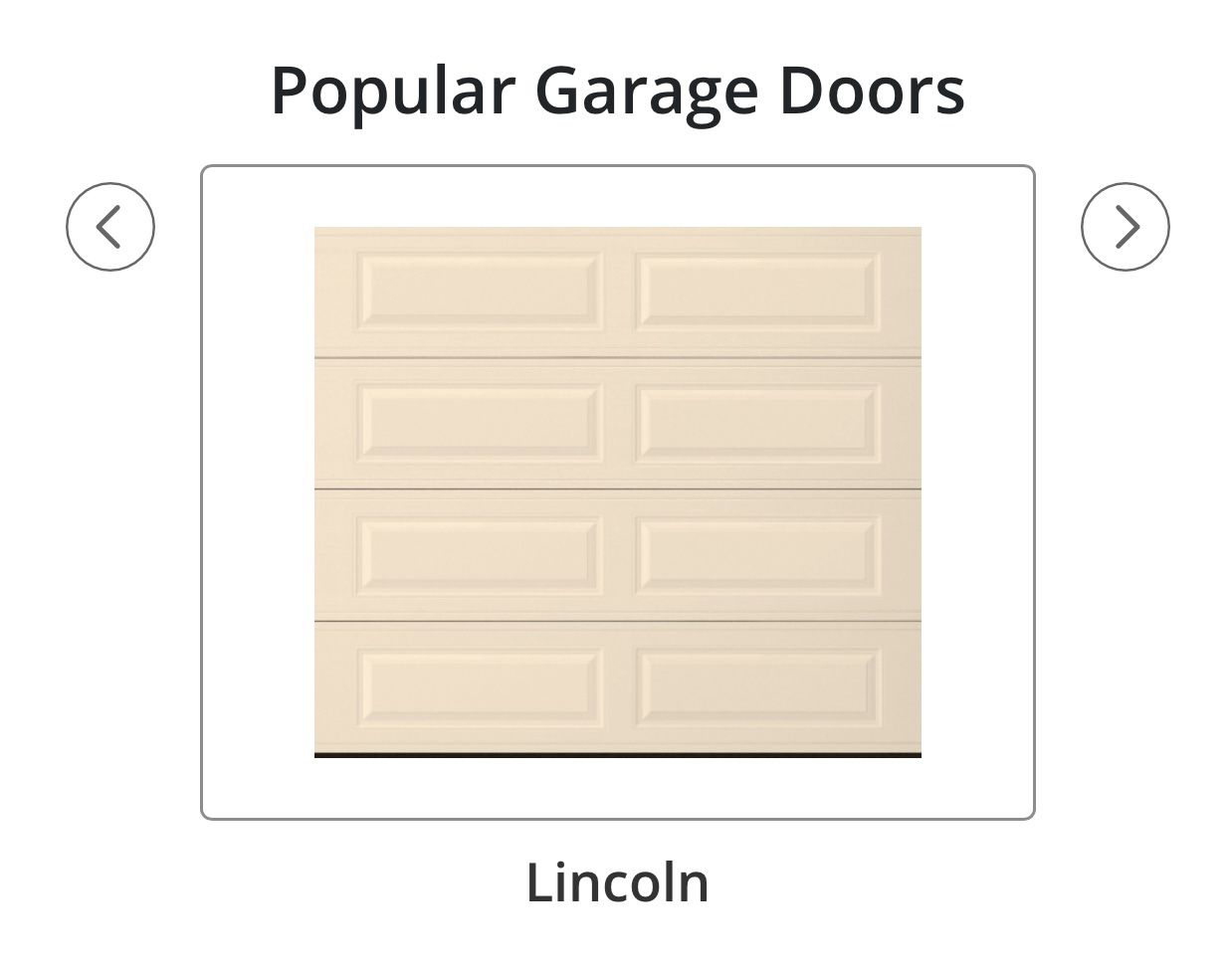 Garage Doors 16x7 Non-insulated