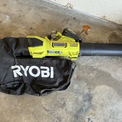 40V HP Brushless 100 MPH 600 CFM Cordless Leaf Blower/Mulcher/Vacuum TOOL AND AND BAG