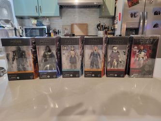 Star Wars Black Series Action Figures Lot of 6