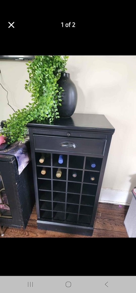 2 Wine Storage Units With Drawers