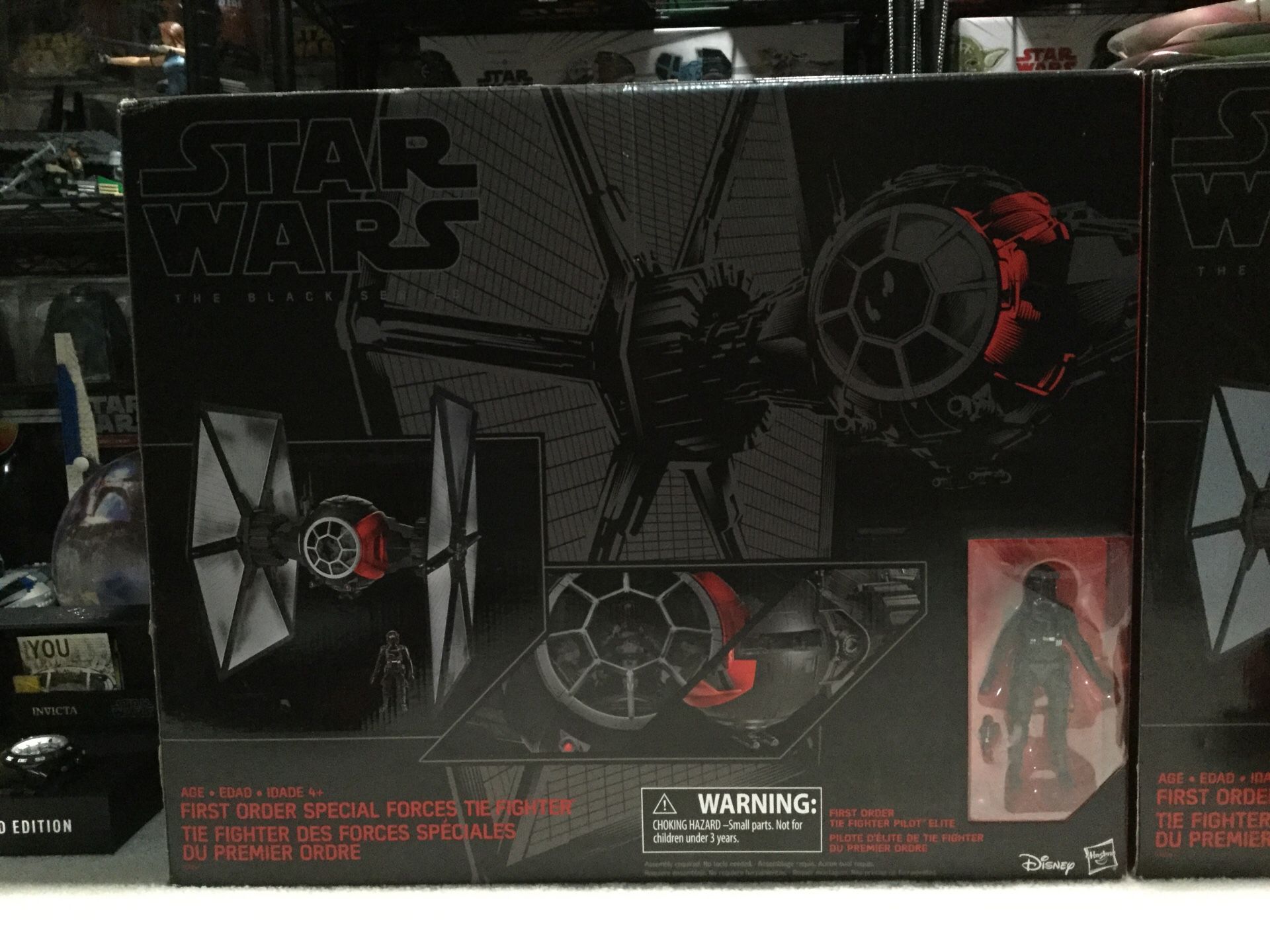 Star Wars black series tie fighter, it’s huge