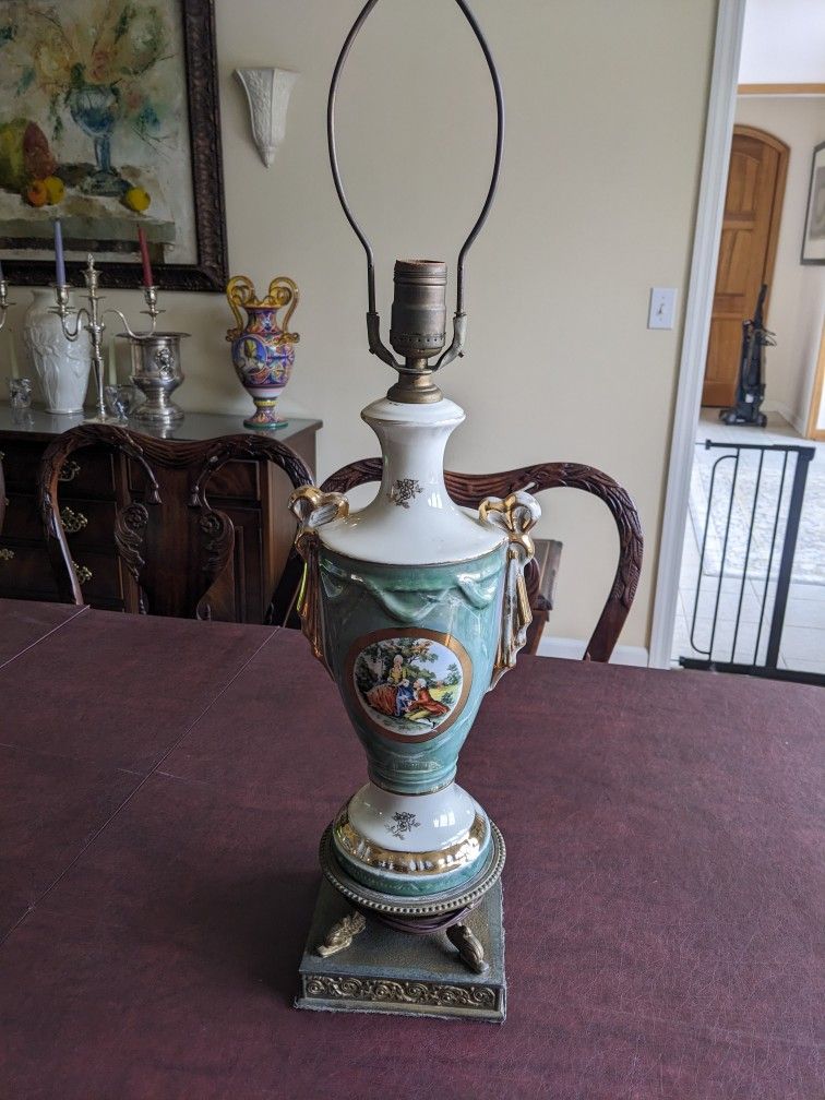 George Washington Martha Washington Lamp 