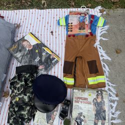 Halloween Costumes (Police, FireMan, Swat, Soldier) 