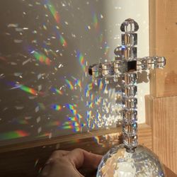 Swarovski Crystal Decor - The Cross of Light #285865 no box