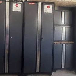 Garage cabinet set