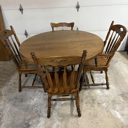 Amish Maple Dinette set