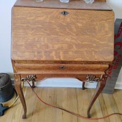 Oak Victorian Desk 1900s