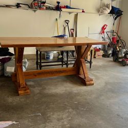 Custom Made Wood Table 