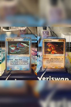 Nintendo Promo Kyogre ex & Groudon ex Holo Set | Black Star Promos | EX Era Grails 🔥