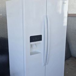 Whirlpool Refrigerator Side by side White 