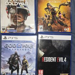 3 Ps5 And 1 Ps4 Games