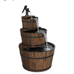 Wooden Water Fountain (assembled Already 