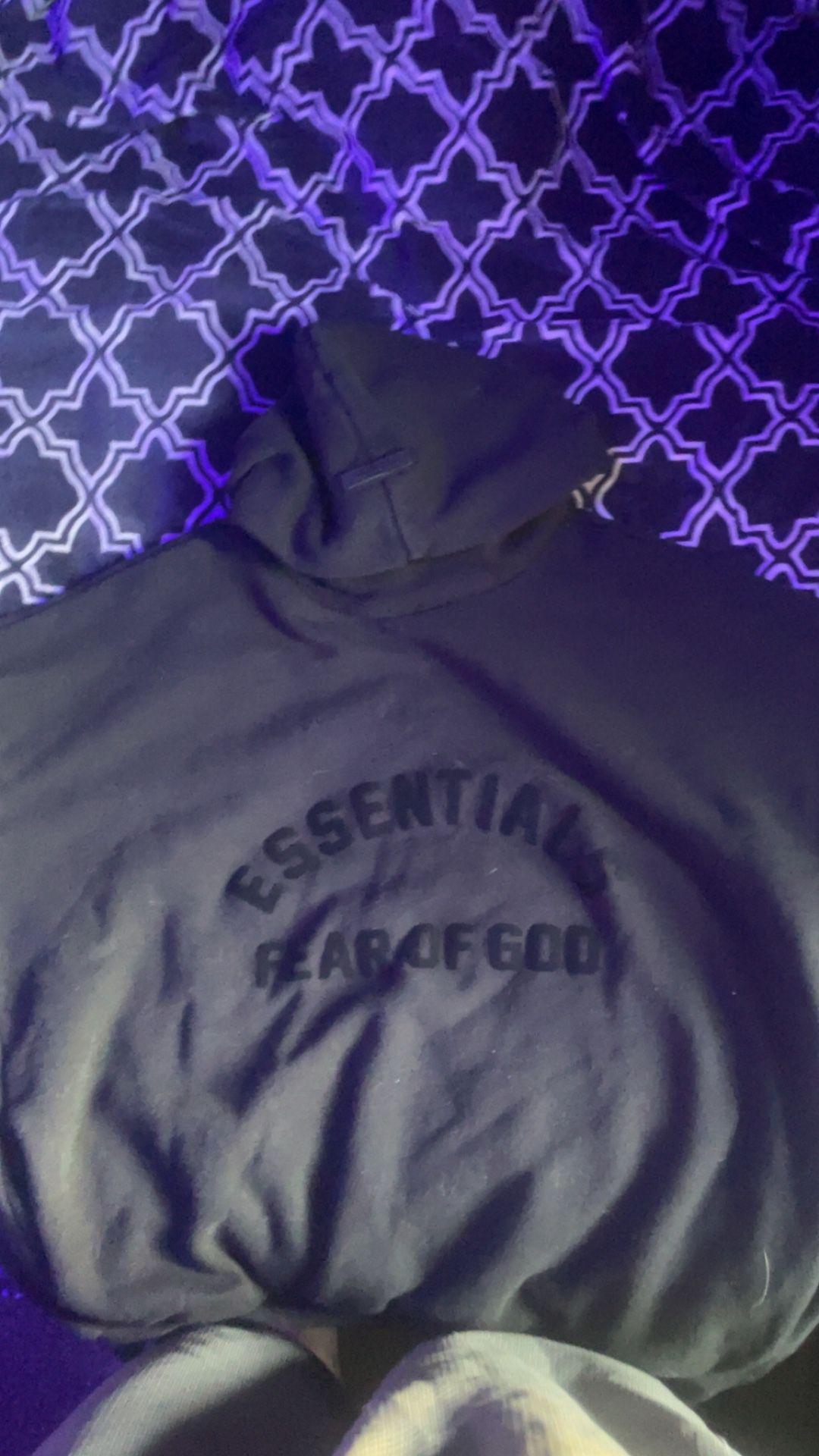 FEAR OF GOD ESSENTIALS JET BLACK