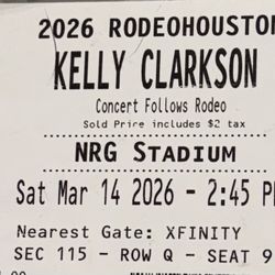 Kelly Clarkson Rodeo Tickets