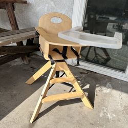 Wooden High Chair 