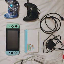 Nintendo Switch Console Animal Crossing Edition