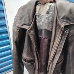 Leather Mens  Jacket Vintage $45