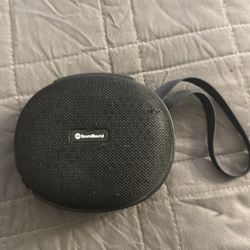 SoundBound Excursion Pro Round Wireless Speaker with Sling,