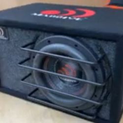 Powered Subwoofer in Ported Enclosure Brand New Read