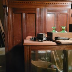 Antique wood armor wardrobe cherrywood