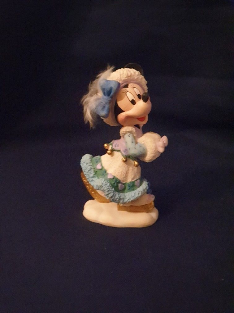 Disney Minnie Skating Figurine