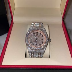 1:1 Iced Out Moissanite AP