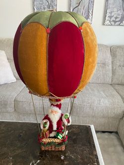 Katherine’s collection hot air balloon Santa