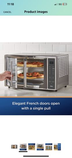 Oster XL 11-in-1 Digital French Door Air Fry Oven with Grill ,Stainless