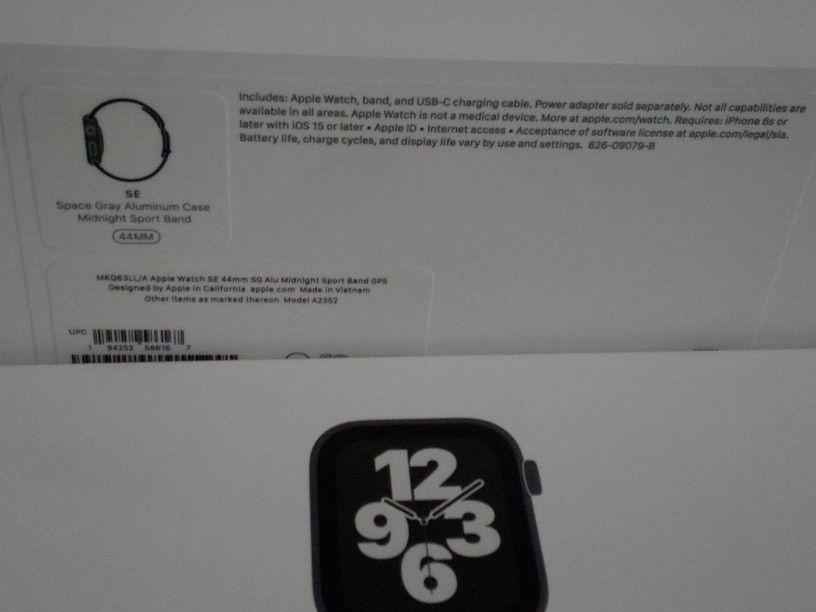 Apple Watch Se segunda Generación Usado Una Vez 
