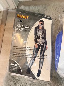 Spirit Bonafide Beauty Skeleton Catsuit Costume
