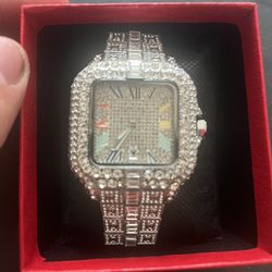 buss down mossinite cartier watch  