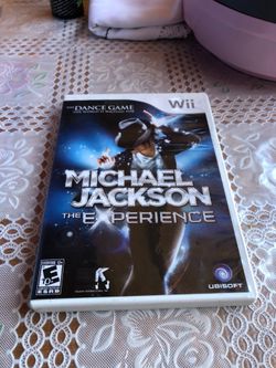 Michael Jackson The Experience Nintendo Wii, 2010 Complete Tested Working