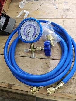 r410 gauge and hose