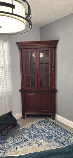 Corner China cabinet